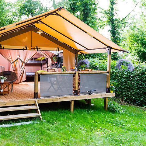 Zelt 5 Personen - ECOLODGE ohne Sanitäranlagen