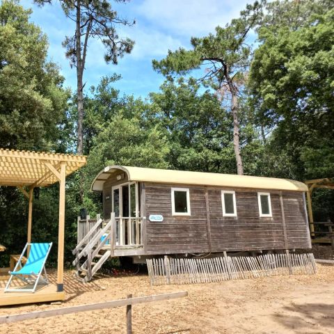 AUßERGEWÖHNLICHE UNTERKUNFT 4 Personen - Wohnwagen ESSENTIEL 3 Zimmer 4 Personen + TV