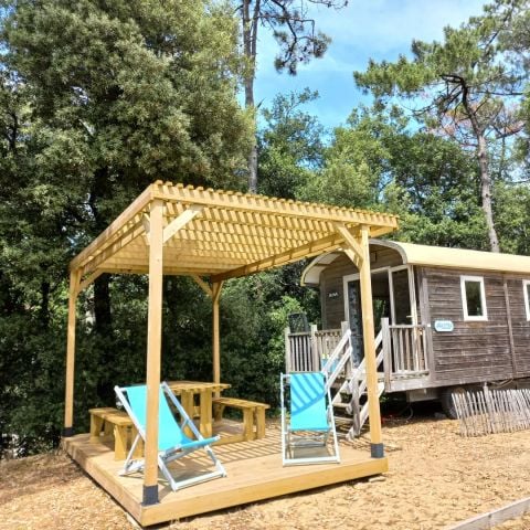 Accommodatie 4 personen - Roulotte ESSENTIEL 3 Pièces 4 Personnes + TV