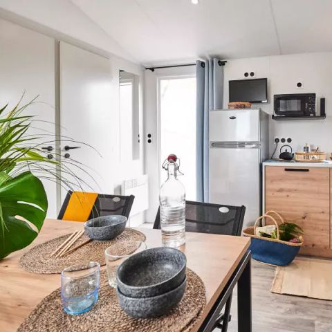 Stacaravan 6 personen - Klimaat + TV