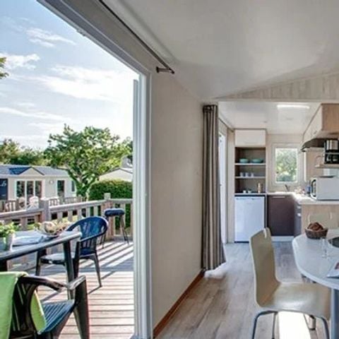 MOBILE HOME 4 people - Mobile-home | Comfort XL | 2 Bedrooms | 4 Pers. | Elevated terrace not covered | TV