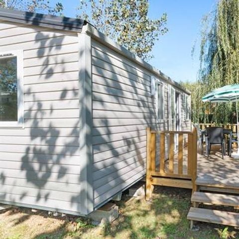 Stacaravan 4 personen - Comfort | 2 Slaapkamers | 4 Pers. | Terras met lift, niet overdekt