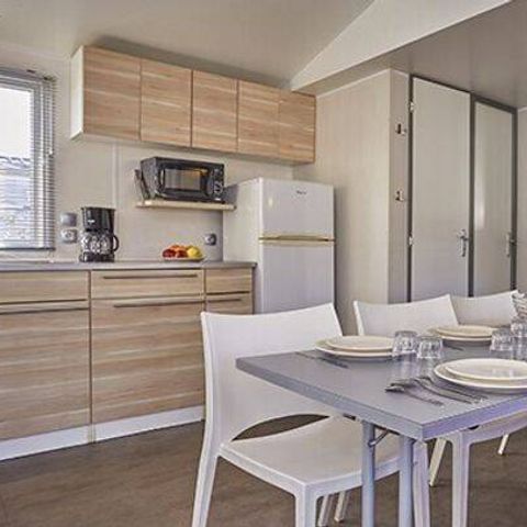 Mobilheim 4 Personen - Mobilheim | Comfort | 2 Zi. | 4 Pers. | Einfache Terrasse | Clim.