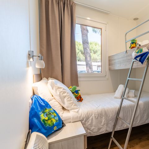 Stacaravan 4 personen - Lodge Deluxe Familie