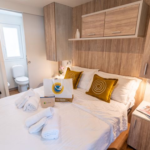 Stacaravan 4 personen - Lodge Deluxe Familie