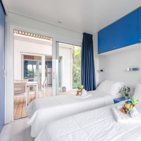 Stacaravan 6 personen - Lodge Superieur Gezin