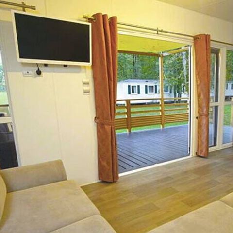 Bungalow 6 Personen - Mobilheim | Ultimate | 3 Zi. | 6 Pers. | Erhöhte Terrasse | Klima.