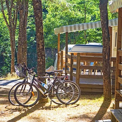 Stacaravan 4 personen - Groen