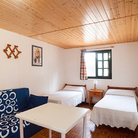 Chalet 3 Personen - BUNGALOW 3, 1 Schlafzimmer + TV