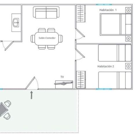 Bungalow 5 personen - BUNGALOW VERTROUWD