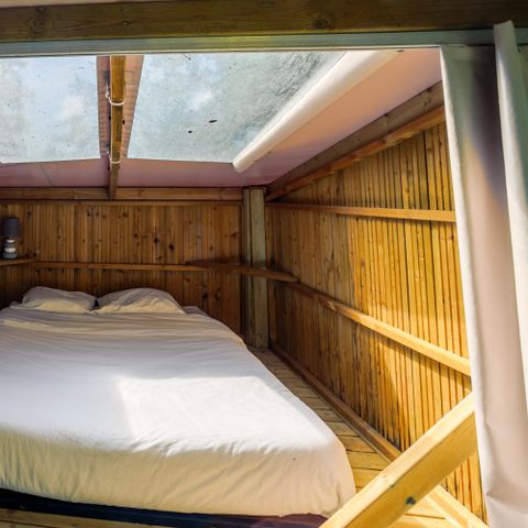 Tenda in tela e legno 4 persone - Ecolodge Campétoile 3 Camere 4 Persone Senza servizi igienici