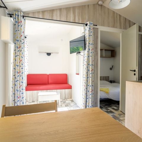 Mobilhome 2 personnes - Confort 2 Pièces 2 Personnes + TV