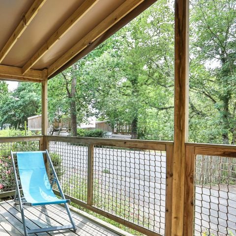 Wohnzelt auz holz 4 personen - Ecolodge Sahari XL 3 Zimmer 4 Personen