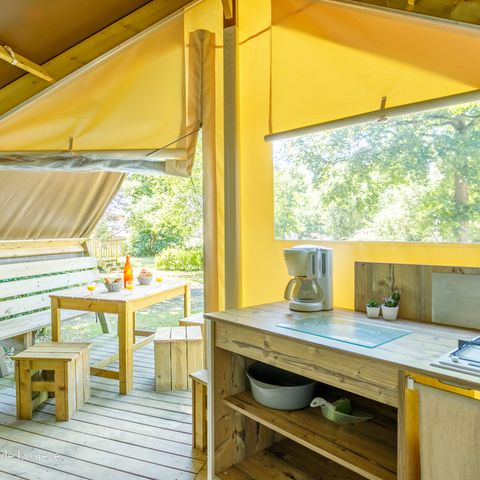 Lodge 4 personen - Ecolodge Lodge (Natuurbereik)