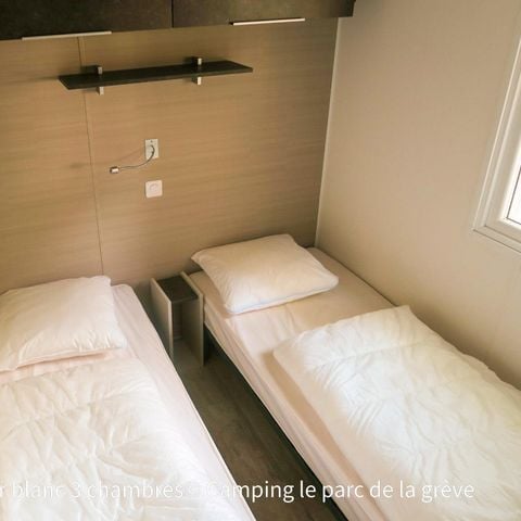 Mobilhome 6 personnes - Home Amour Blanc - 3 chambres - Gamme Classic