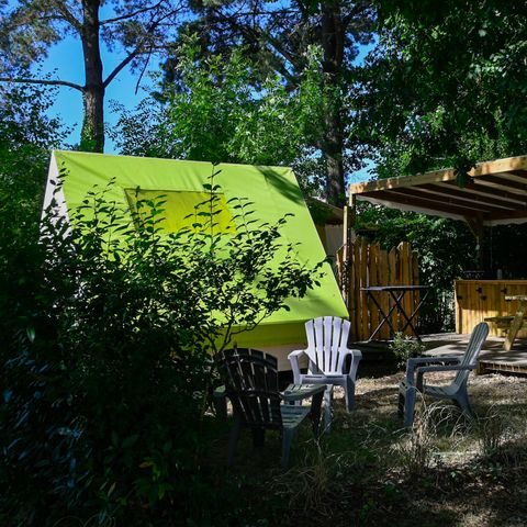 Zelt 4 Personen - Ecolodge trappeur (Reihe Natur)