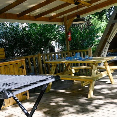 Tent 4 personen - Trapper ecolodge (Natuurbereik)