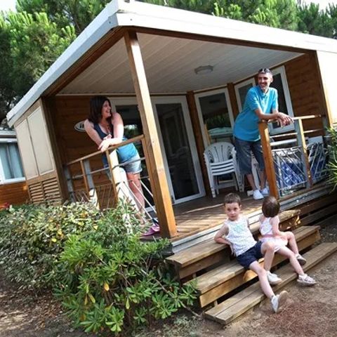 Stacaravan 7 personen - 5/7 pers met airconditioning