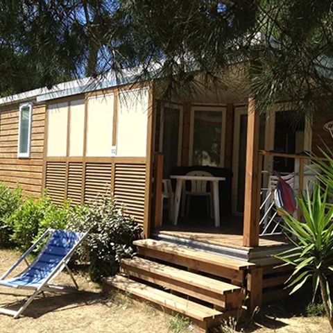 Stacaravan 7 personen - 5/7 pers met airconditioning