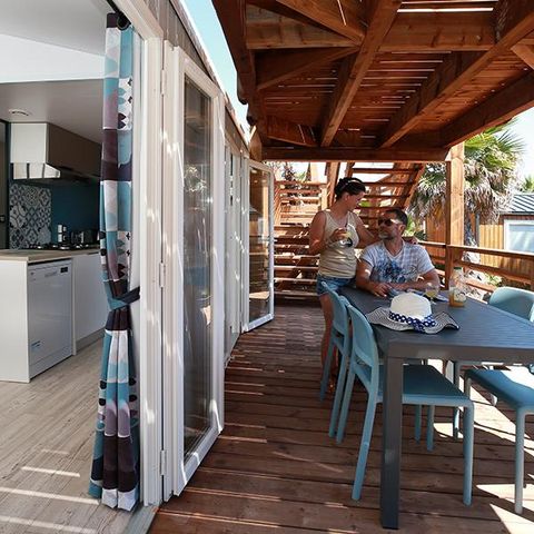 MOBILE HOME 8 people - Premium 2 bathrooms 4/8 people air-conditioned