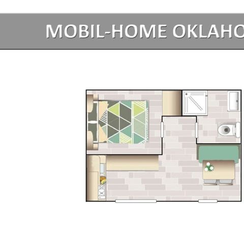 Stacaravan 3 personen - OKLAHOMA-NORM