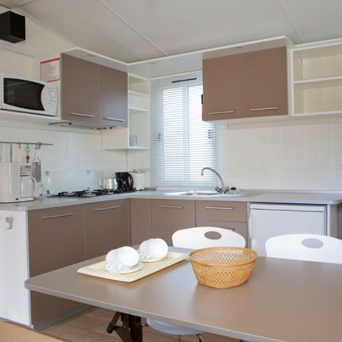 Mobilhome 4 personas - Mobil-home | Clásico | 2 Dormitorios | 4 Pers. | Terraza elevada | Aire acondicionado.