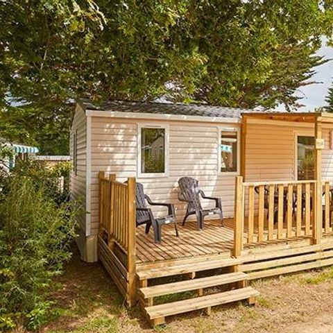 Stacaravan 6 personen - Stacaravan | Klassiek | 3 Slaapkamers | 6 Pers. | Verhoogd terras | Airconditioning.