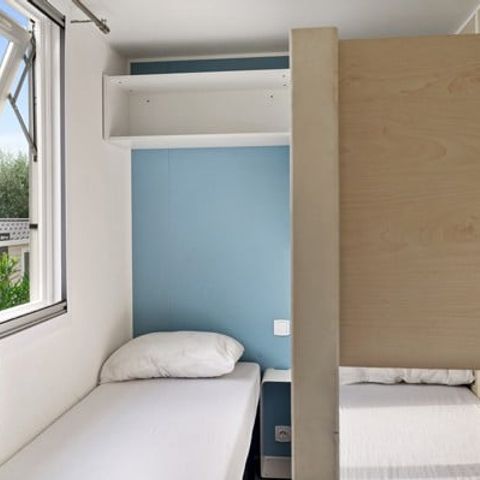 Stacaravan 4 personen -  Comfort | 2 Slaapkamers | 4 Pers | Verhoogd terras | Airconditioning