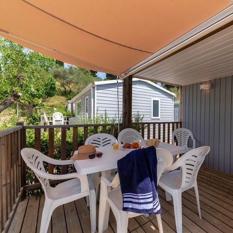Mobilhome 6 personas - Mobil-home | Confort | 2 Dormitorios | 4/6 Pers. | Terraza individual | Aire acondicionado.