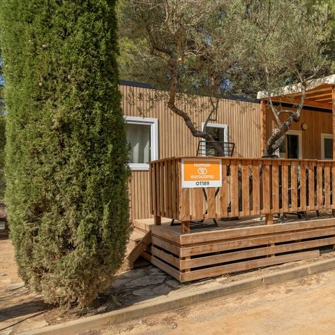 Stacaravan 6 personen - Comfort | 3 slaapkamers | 6 pers | Verhoogd terras | Airconditioning