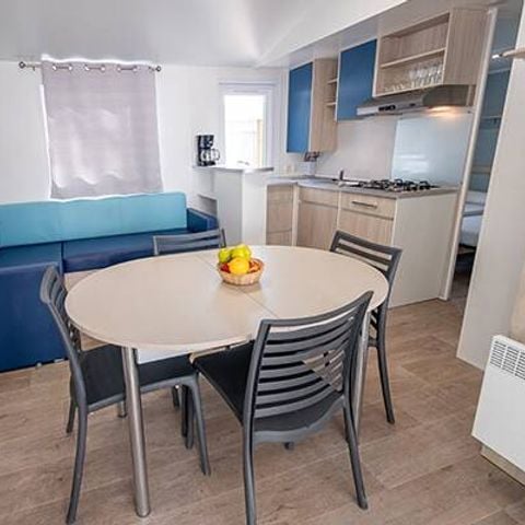 Mobilhome 6 personas - Confort | 3 Dormitorios | 6 Pers | Terraza elevada | Aire acondicionado
