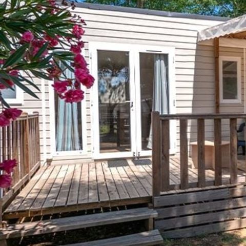 Mobilhome 8 personas - Mobil-home | Comfort XL | 3 Dormitorios | 6/8 Pers. | Terraza elevada | Aire acondicionado.