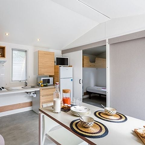 Stacaravan 6 personen - Mobile-home | Premium | 3 slaapkamers | 6 pers. | Enkel terras | Airconditioning