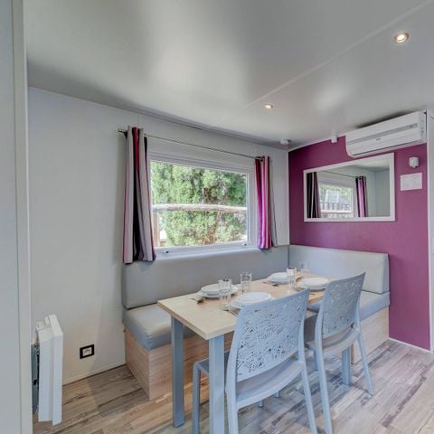 MOBILHOME 4 personnes - Premium | 2 Ch. | 4 Pers. | Terrasse simple | 1 SDB | Clim.