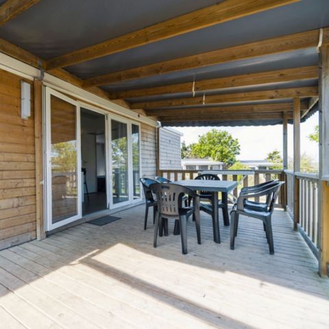 Stacaravan 8 personen - 4 slaapkamers voor 8 personen