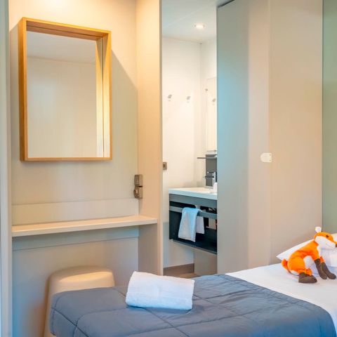 Stacaravan 4 personen - 2 slaapkamers 2 badkamers Premium- 4 slaapplaatsen -