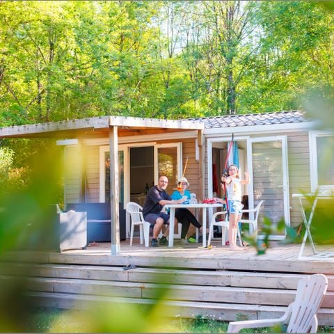 Stacaravan 4 personen - Riviera Confort + Overdekt terras