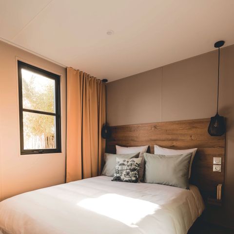 Stacaravan 6 personen - Stacaravan Premium 32m² 3 slaapkamers + Terras + TV + vaatwasser