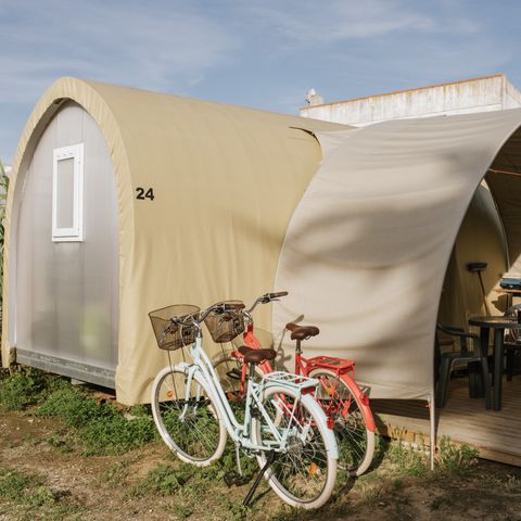 Bungalowtent 4 personen - KOKOSZOET| ONGEWOON