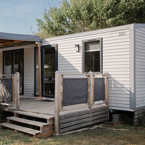 MOBILHOME 6 personas - PRESTIGE - 40m² 6/8 Pers | CLIM