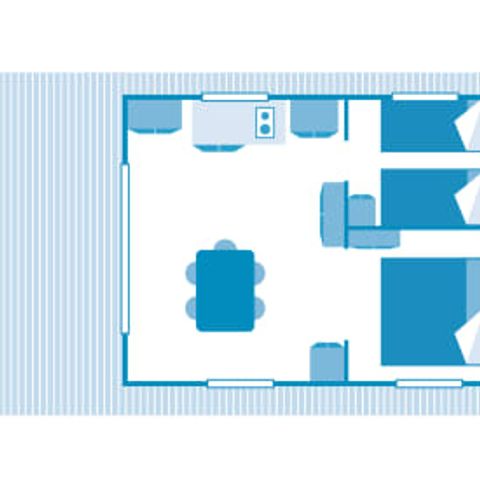 Safaritent 4 personen - Tent Trappeur 4p 2ch ** (in het Frans)
