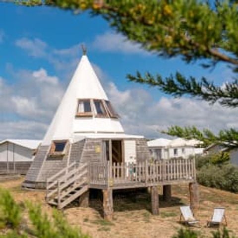 UNIEKE ACCOMMODATIE 5 personen - Lodge Tipi 5p 1bed