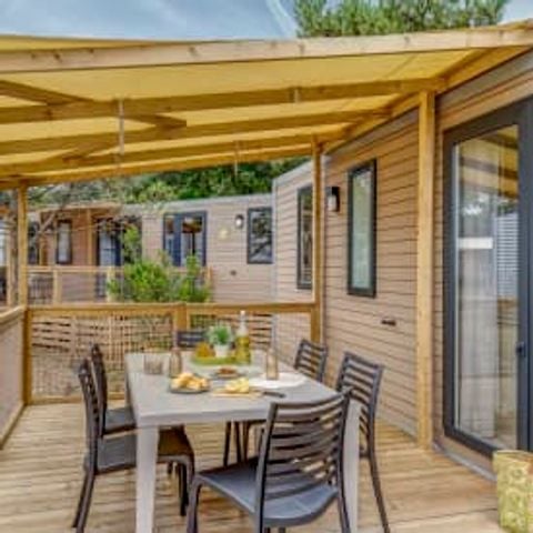 Stacaravan 6 personen - Huisje 6p 3ch 2SdB ****