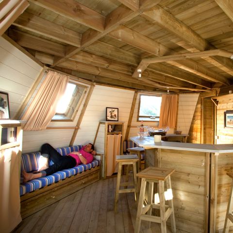 Alojamiento 5 personas - Tipi mágico, 1 habitación
