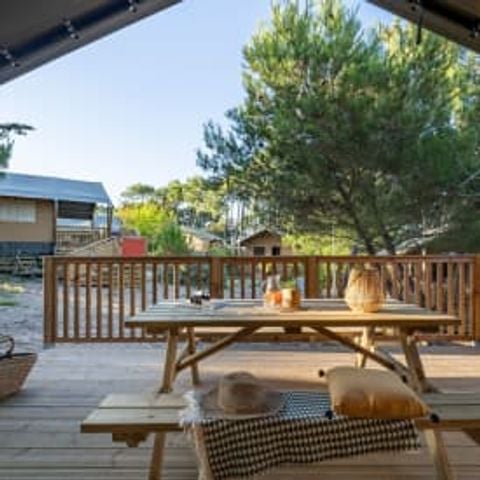 TENTE TOILE ET BOIS 4 personnes - Tente Outstanding 4p 2ch ***