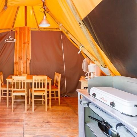 Safarizelt 4 personen - TIPI Ohne Sanitäranlagen