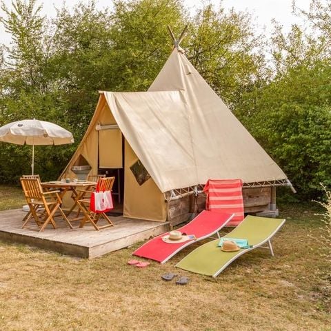 Safarizelt 4 personen - TIPI Ohne Sanitäranlagen