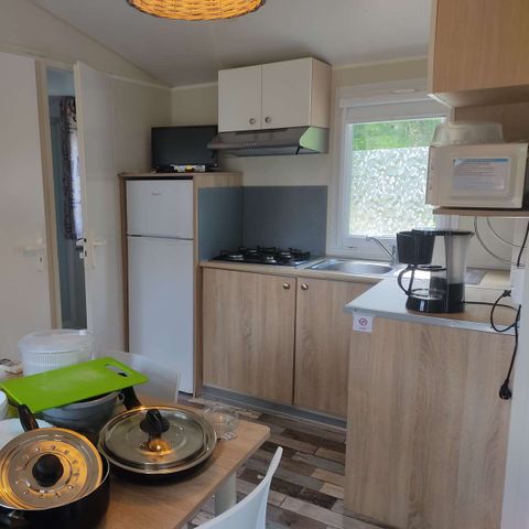 Mobile home 6 persons - Comfort Homes with semi-covered terrace + air conditioning