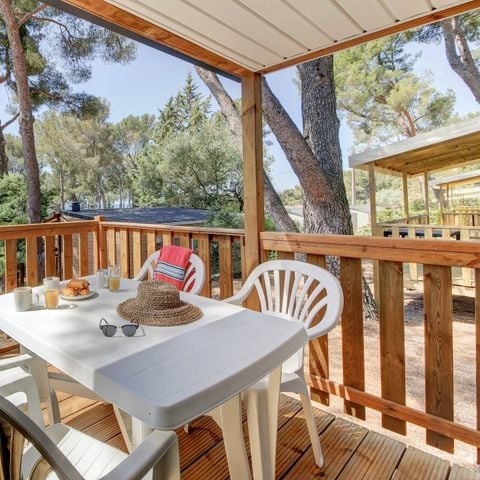 MOBILHOME 4 personnes - Mobil-home | Comfort | 2 Ch. | 4 Pers. | Terrasse Couverte | Clim.