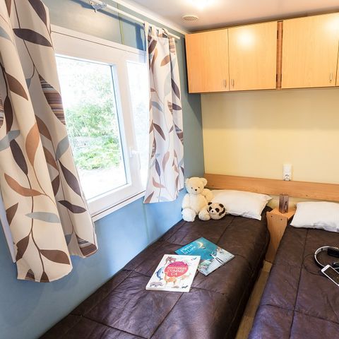 Mobilheim 4 personen - Classic | 2 Zi. | 4 Pers. | Erhöhte Terrasse